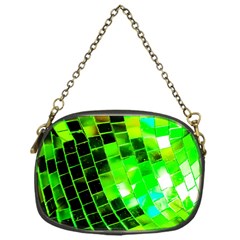 Green Disco Ball Chain Purse (one Side) by essentialimage