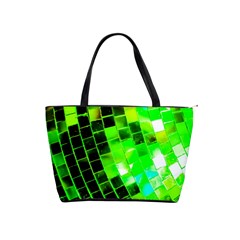 Green Disco Ball Classic Shoulder Handbag by essentialimage