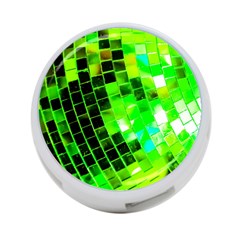 Green Disco Ball 4-port Usb Hub (one Side) by essentialimage