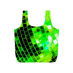 Green Disco Ball Full Print Recycle Bag (s) by essentialimage