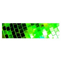 Green Disco Ball Satin Scarf (oblong) by essentialimage