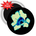 Blue and Yellow Tulip 3  Magnets (10 pack)  Front