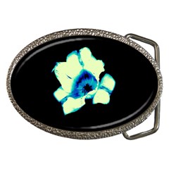 Blue And Yellow Tulip Belt Buckles by okhismakingart