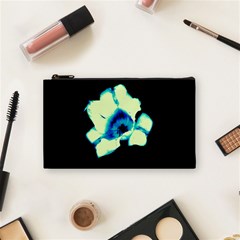 Blue And Yellow Tulip Cosmetic Bag (small) by okhismakingart