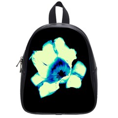 Blue And Yellow Tulip School Bag (small) by okhismakingart