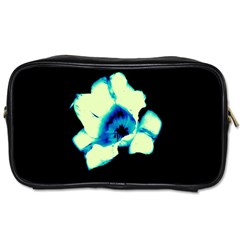 Blue And Yellow Tulip Toiletries Bag (one Side) by okhismakingart