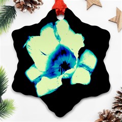 Blue And Yellow Tulip Ornament (snowflake)