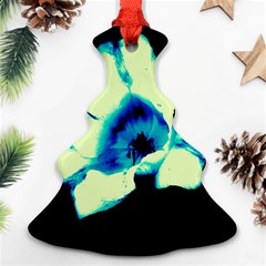 Blue And Yellow Tulip Ornament (christmas Tree) 