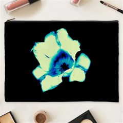 Blue And Yellow Tulip Cosmetic Bag (xxxl) by okhismakingart