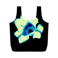 Blue And Yellow Tulip Full Print Recycle Bag (m) by okhismakingart