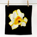 Yellow and Orange Tulip Face Towel Front