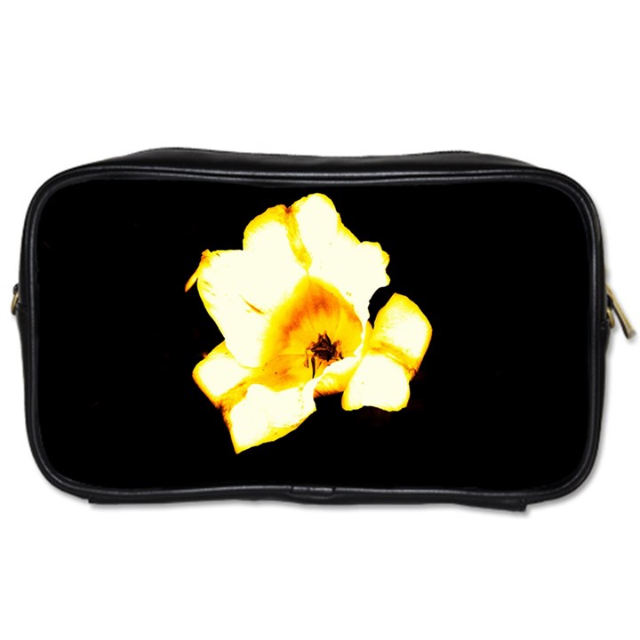 Yellow and Orange Tulip Toiletries Bag (Two Sides)