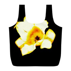 Yellow And Orange Tulip Full Print Recycle Bag (l) by okhismakingart