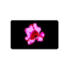 Pink And Red Tulip Magnet (name Card) by okhismakingart