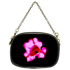 Pink And Red Tulip Chain Purse (one Side) by okhismakingart