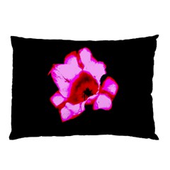 Pink And Red Tulip Pillow Case by okhismakingart