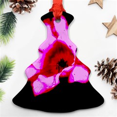 Pink And Red Tulip Ornament (christmas Tree)  by okhismakingart