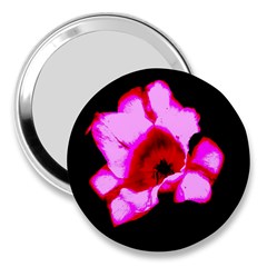 Pink And Red Tulip 3  Handbag Mirrors by okhismakingart