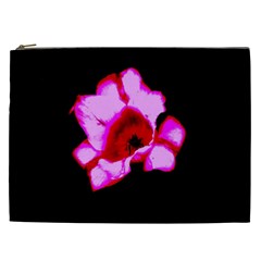 Pink And Red Tulip Cosmetic Bag (xxl) by okhismakingart