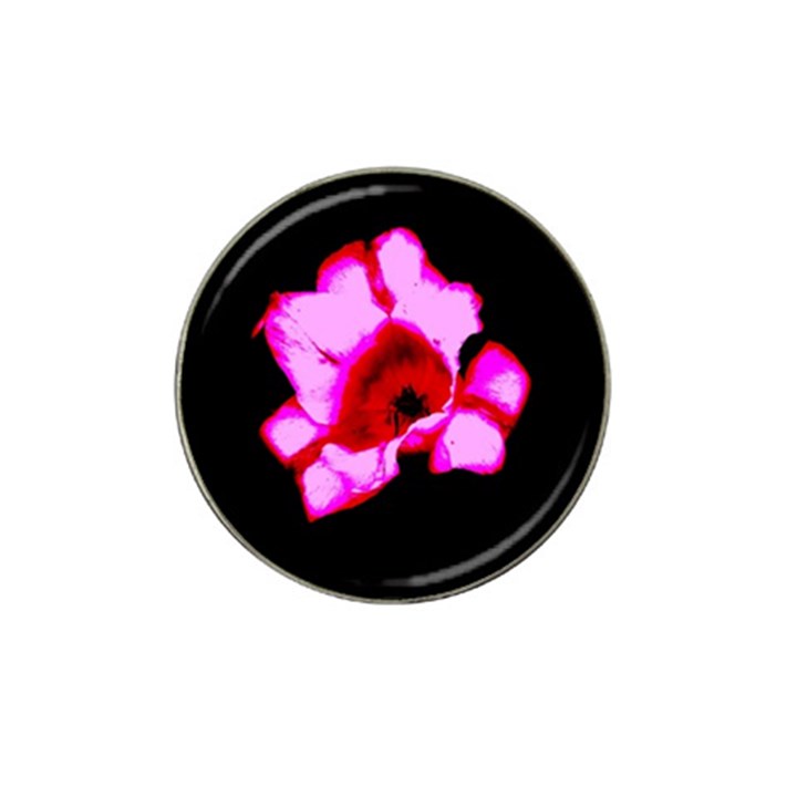 Pink and Red Tulip Hat Clip Ball Marker