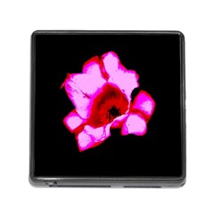 Pink And Red Tulip Memory Card Reader (square 5 Slot) by okhismakingart