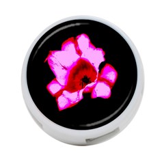 Pink And Red Tulip 4-port Usb Hub (one Side) by okhismakingart