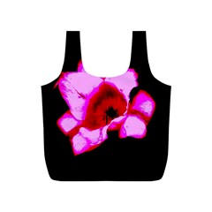 Pink And Red Tulip Full Print Recycle Bag (s) by okhismakingart