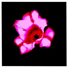 Pink And Red Tulip Wooden Puzzle Square by okhismakingart