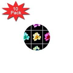 Tulip Collage 1  Mini Buttons (10 Pack)  by okhismakingart