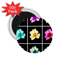 Tulip Collage 2 25  Magnets (100 Pack)  by okhismakingart