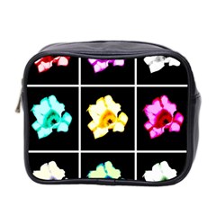 Tulip Collage Mini Toiletries Bag (two Sides) by okhismakingart