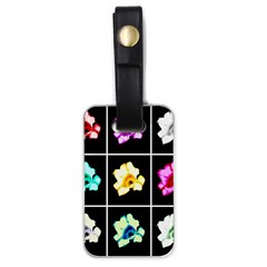 Tulip Collage Luggage Tag (one Side) by okhismakingart