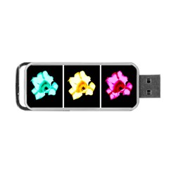 Tulip Collage Portable Usb Flash (two Sides) by okhismakingart