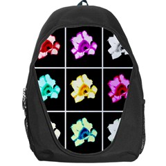 Tulip Collage Backpack Bag by okhismakingart