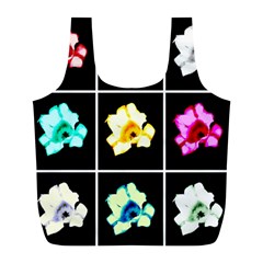 Tulip Collage Full Print Recycle Bag (l)