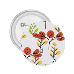 Tree Autumn Forest Landscape 2 25  Buttons by Mariart