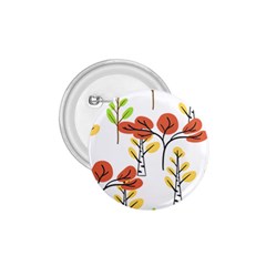 Tree Autumn Forest Landscape 1 75  Buttons by Mariart