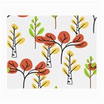 Tree Autumn Forest Landscape Small Glasses Cloth Front