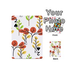 Tree Autumn Forest Landscape Playing Cards 54 Designs (mini) by Mariart