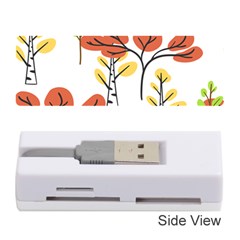 Tree Autumn Forest Landscape Memory Card Reader (stick) by Mariart