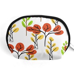 Tree Autumn Forest Landscape Accessory Pouch (medium) by Mariart