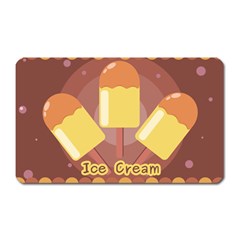 Cream Sweet Icecream Magnet (rectangular) by Bajindul