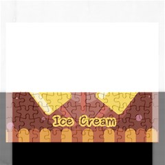 Cream Sweet Icecream Rectangular Jigsaw Puzzl by Bajindul