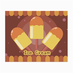 Cream Sweet Icecream Small Glasses Cloth by Bajindul