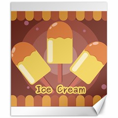 Cream Sweet Icecream Canvas 20  X 24  by Bajindul