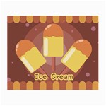 Cream Sweet Icecream Small Glasses Cloth (2 Sides) Front