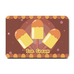 Cream Sweet Icecream Small Doormat  by Bajindul