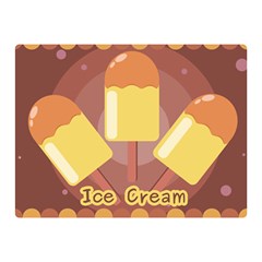 Cream Sweet Icecream Double Sided Flano Blanket (mini)  by Bajindul