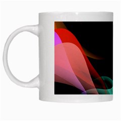 Flower 3d Colorm Design Background White Mugs by HermanTelo