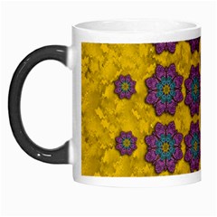 Bohemian Rare  Fantasy Flowers In The Festive Sun Morph Mugs by pepitasart